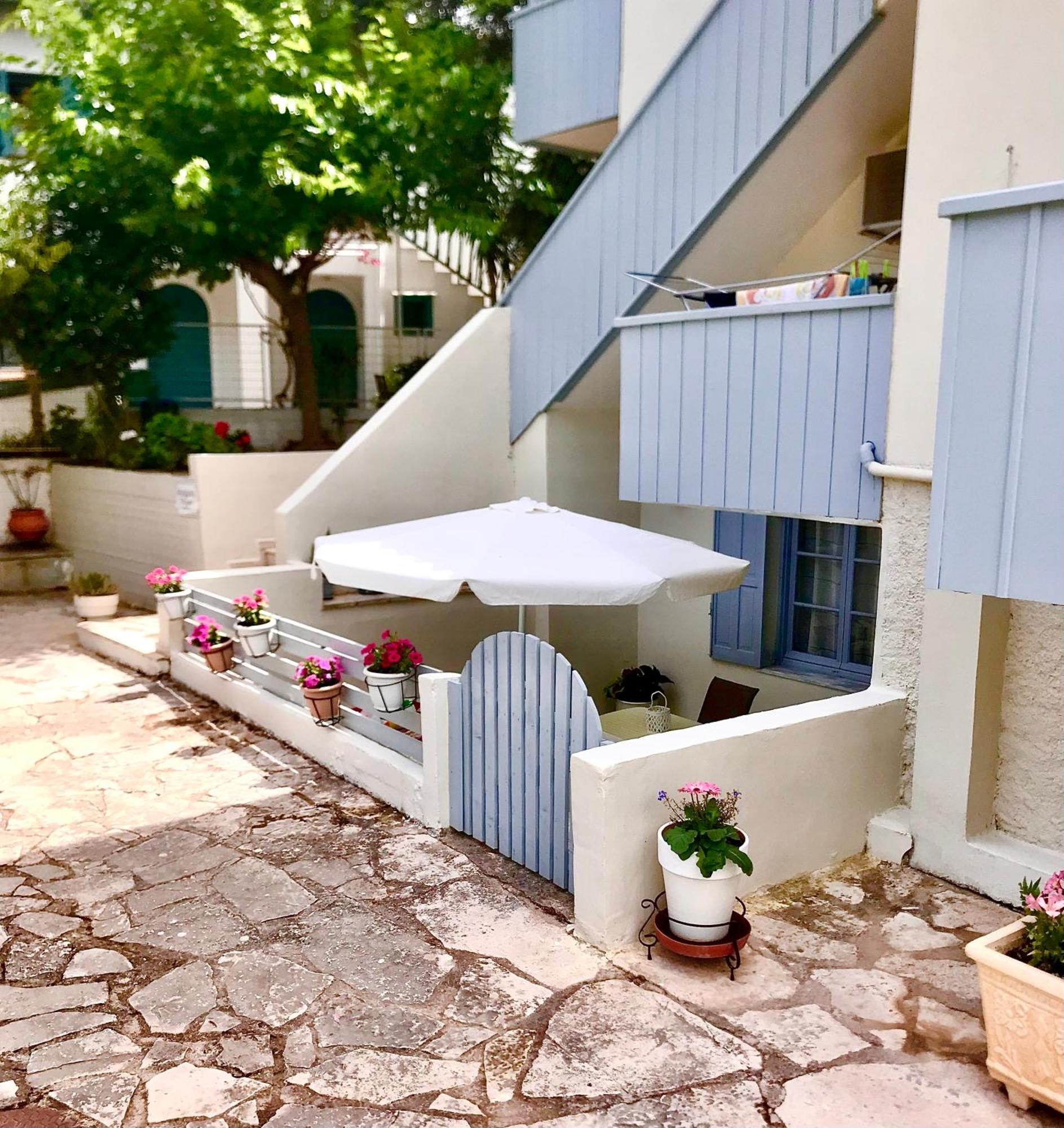 Pansion Margarita Daire Áyios Nikítas Dış mekan fotoğraf